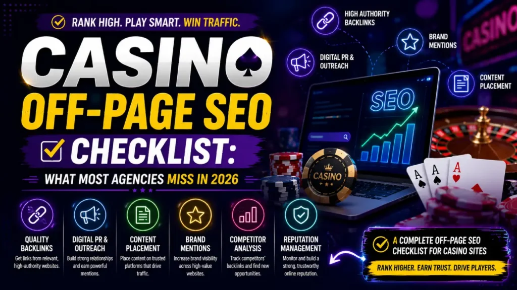 Casino Off-Page SEO Checklist